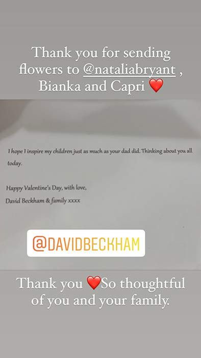 Kartka od Davida Beckhama