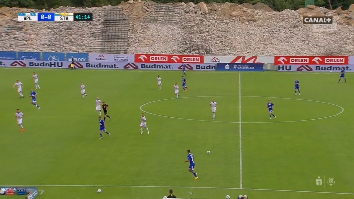  / Na zdjęciu: Stadion Wisły Płock w trakcie meczu ze Stalą Mielec