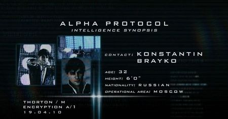 Konstantin Brayko - nożownik z Alpha Protocol