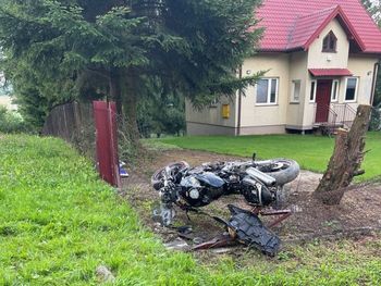 Lichwin: Tragiczny wypadek. Zginął młody motocyklista
