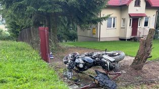 Lichwin: Tragiczny wypadek. Zginął młody motocyklista