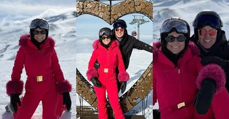 Katarzyna Cichopek i Maciej Kurzajewski w stylowych wdziankach meldują się na szczycie góry: "To jest w ogóle SZTOS" (ZDJĘCIA)