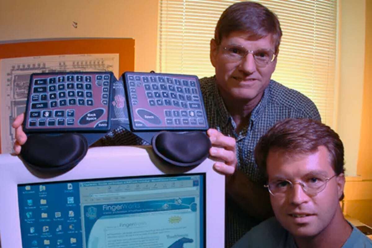 Wayne Westerman i John Elias z firmy FingerWorks