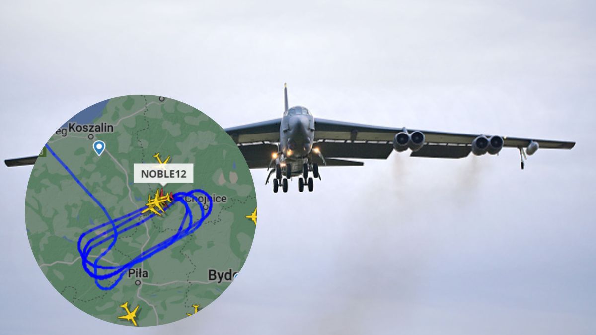 Nad Polską przeleciał bombowiec amerykańskich sił powietrznych