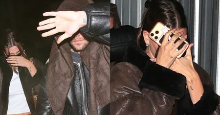 Justin i Hailey Bieberowie pomaszerowali do kościoła. Nie ucieszyli się na widok paparazzi... (ZDJĘCIA)