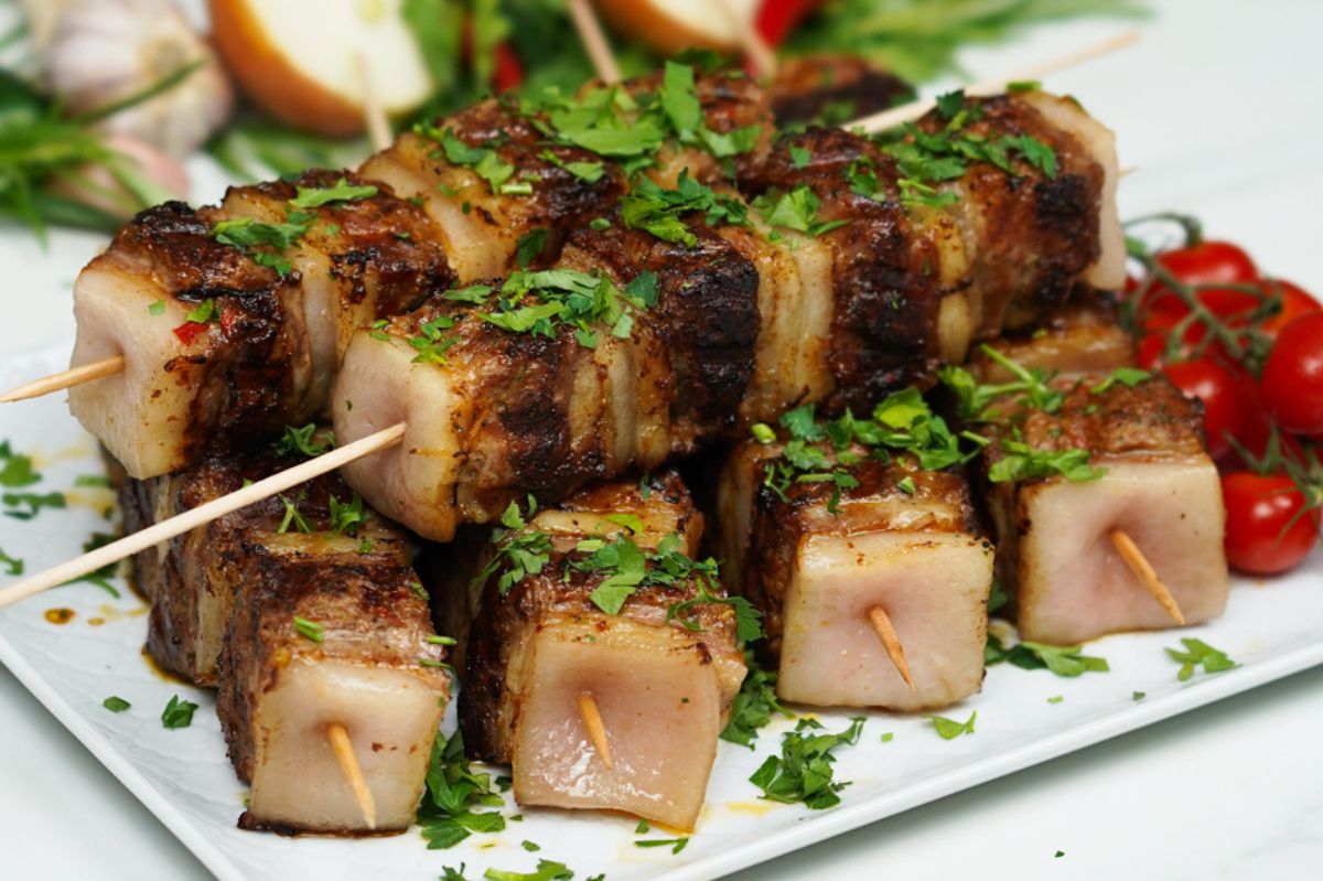 Ultimate pork skewers recipe unveiled!