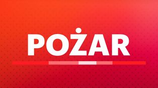 Pożar domu w Gubinie. Dziesięć zastępów straży walczy z żywiołem
