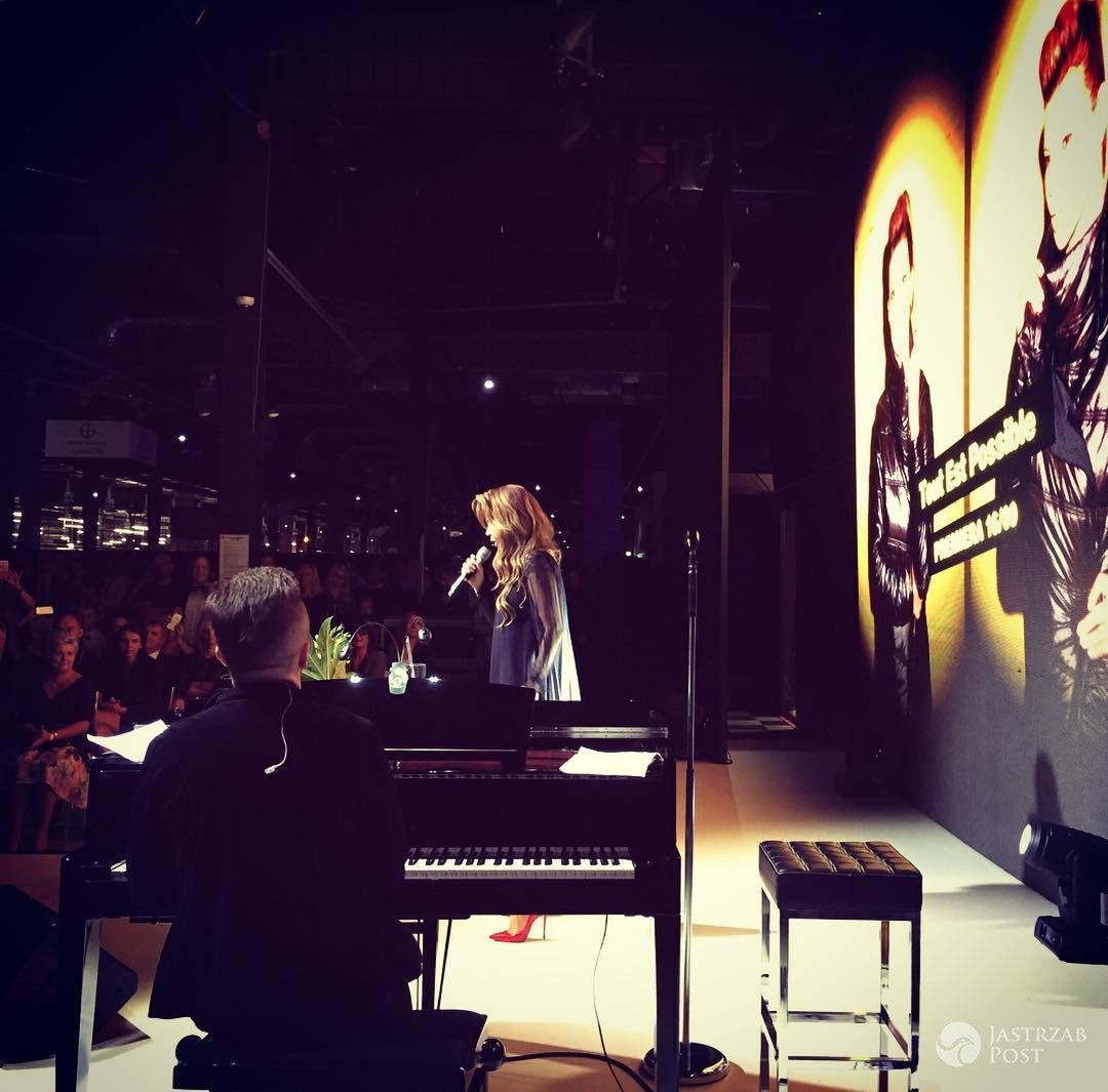 Edyta Górniak na Targach Mody