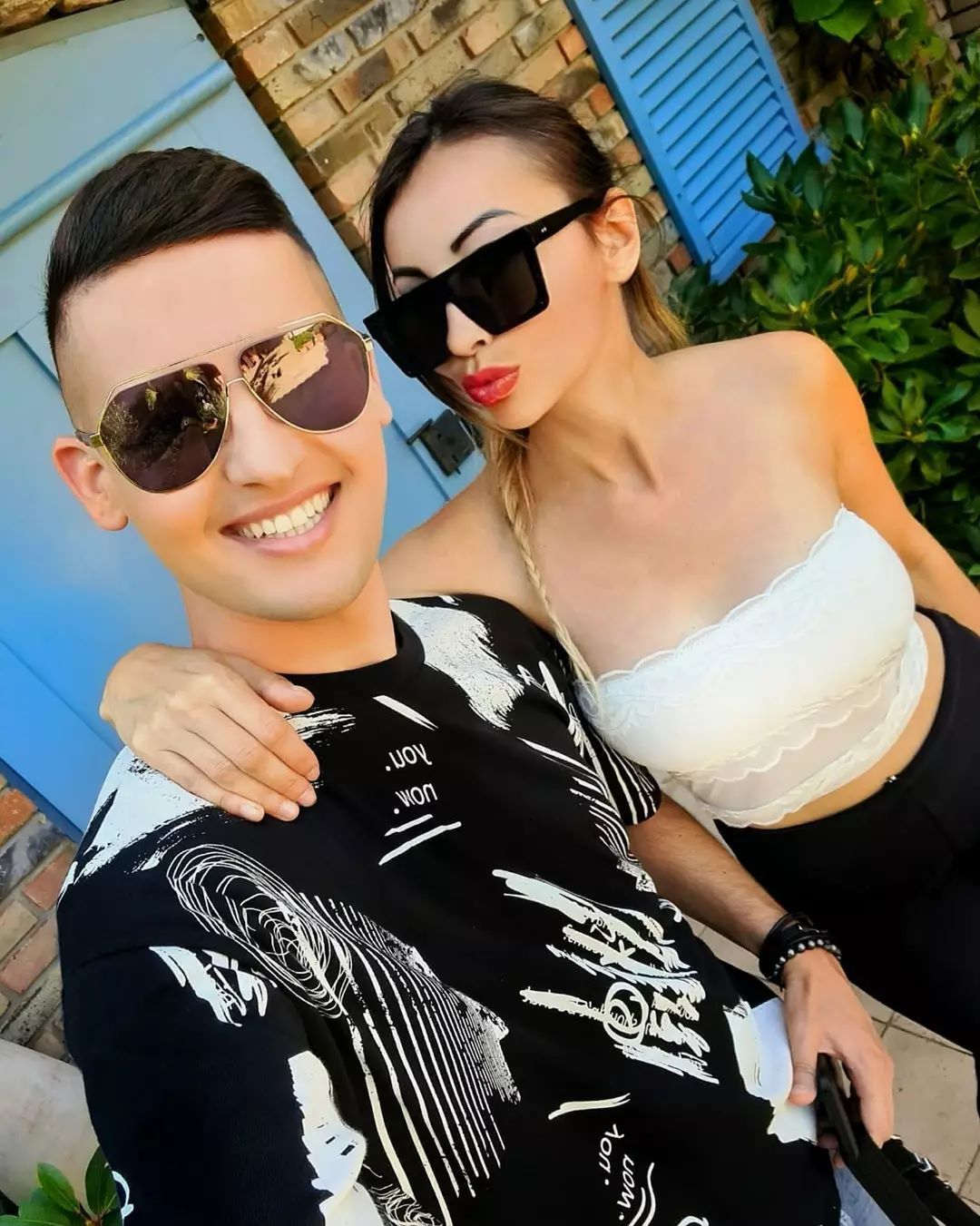 Jola Rutowicz i Adrian Nadolski