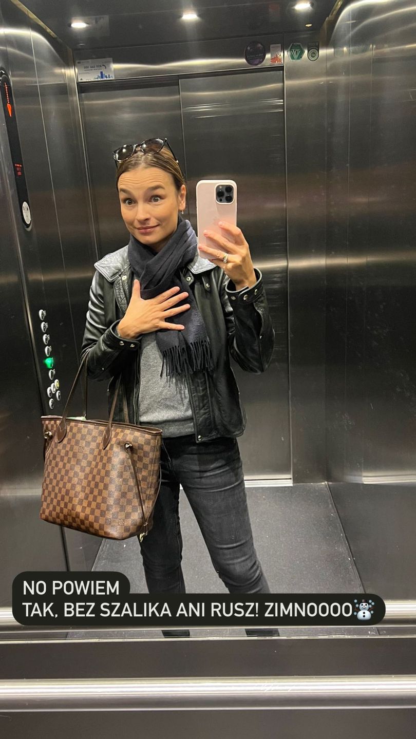 Anna Starmach podbiera ubrania mężowi