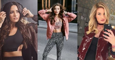 Z czym gwiazdy noszą kurtki bomber?
