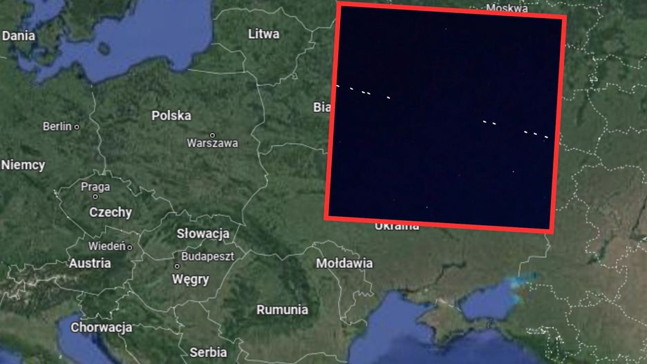 Starlinki nad Polską. O której godzinie?