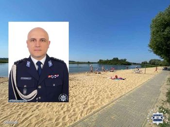 Pińczów: Policjant uratował tonącą dziewczynkę. Liczyła się każda sekunda