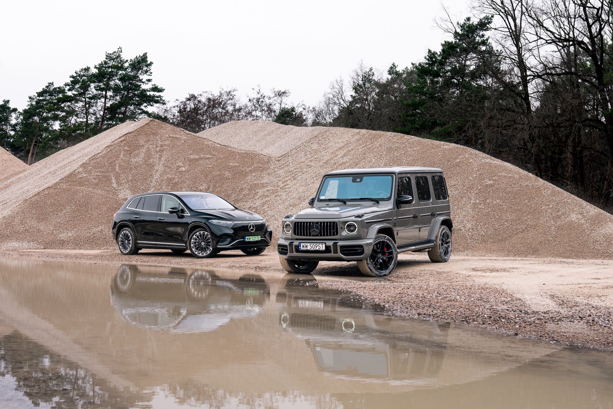 Mercedes EQS SUV i Klasy G