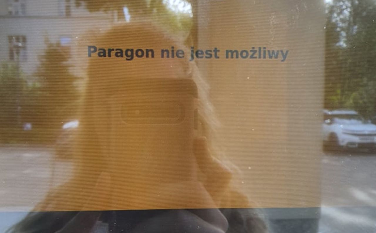 Automat często nie wydaje paragonów 
