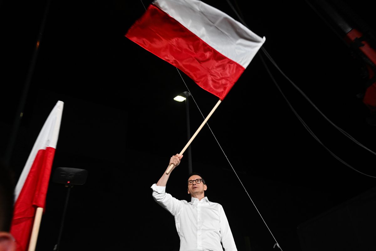Premier Mateusz Morawiecki po "debacie wyborczej 2023"