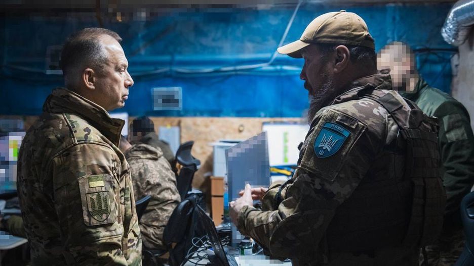 Kulisy pracy w sztabie na fot. gen. Ołeksandr Syrski