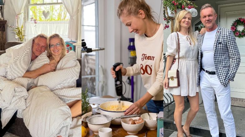 Jak miesza Edyta i Cezary Pazurowie? Przestronny salon, ogromna sypialnia i urokliwy, pełen zieleni taras