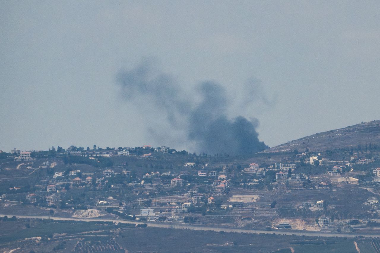 Smoke over Israel's northern border