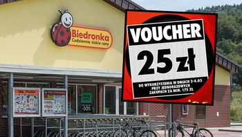 Jeden warunek i masz 25 zł. Vouchery tylko w sobotę w Biedronce