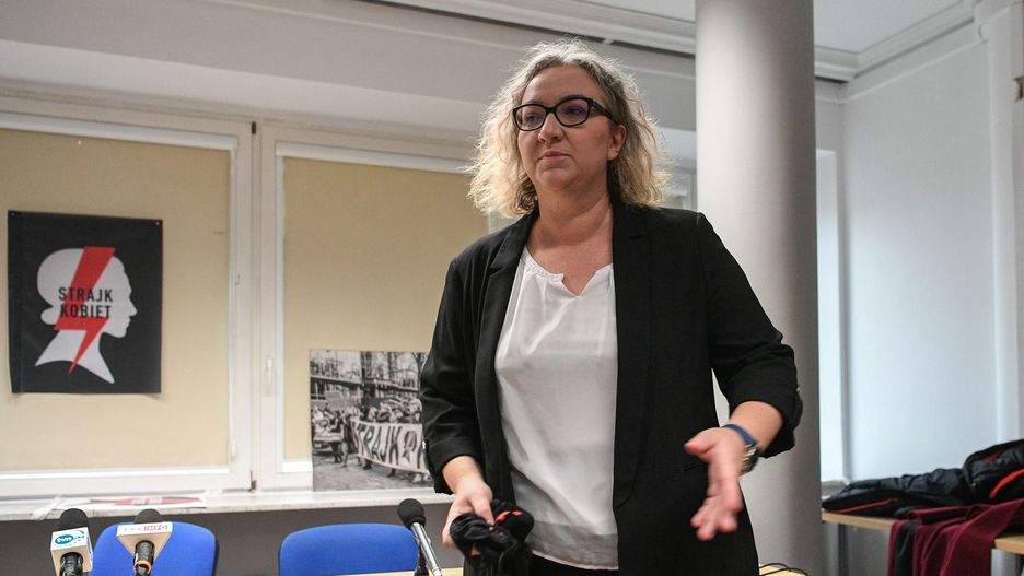 Marta Lempart wyrzuciła dziennikarzy TVP Info