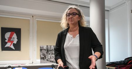 Podzielone opinie o zachowaniu Marty Lempart. Wyprosiła dziennikarzy TVP Info