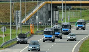 Litwin w kamperze rzucił się do ucieczki. Goniły go trzy radiowozy