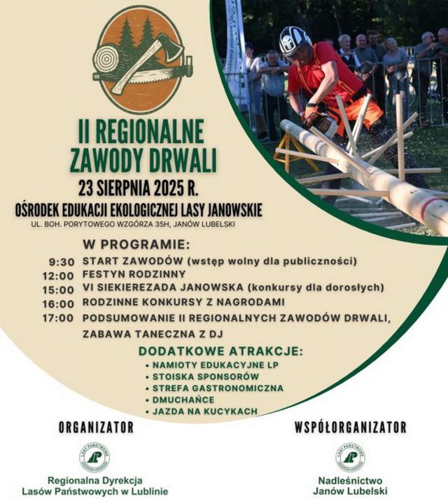 Zapowiada się ostre rąbanie. Zbliżają się II Regionalne Zawody Drwali