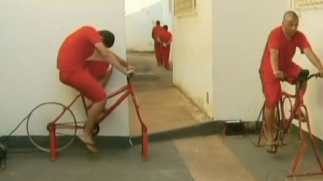 Rowery w brazylijskim więzieniu (Fot. IO9.com)