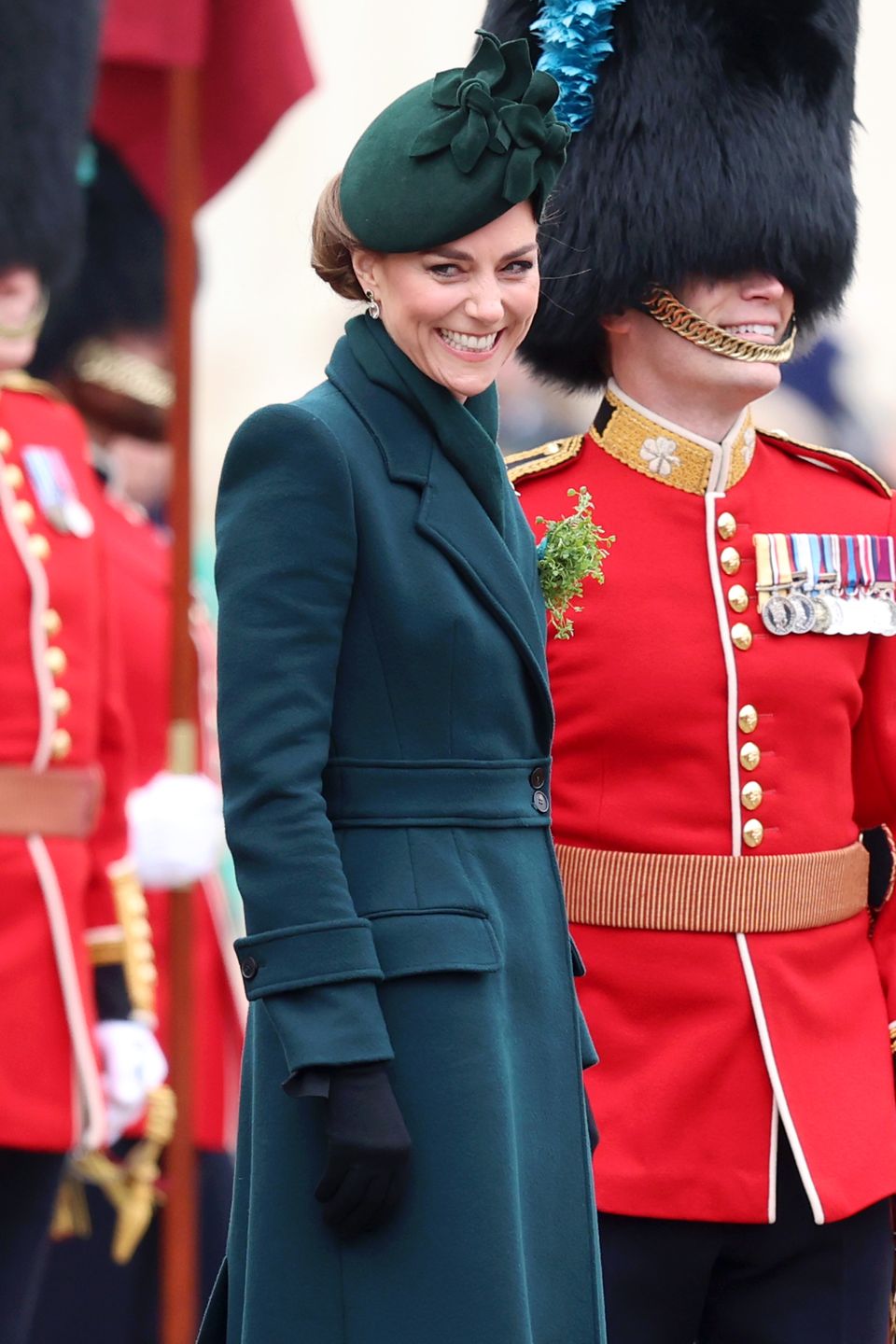 Kate Middleton na obchodach Dnia Świętego Patryka
