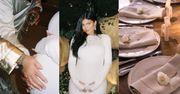Luksusowy baby shower Kylie Jenner: wielkie drewniane żyrafy, zatrzęsienie białych róż i spacerówka od Diora (ZDJĘCIA)