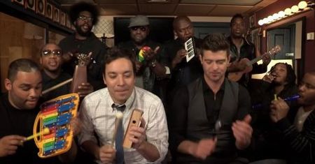 "Blurred Lines" na... cymbałkach!