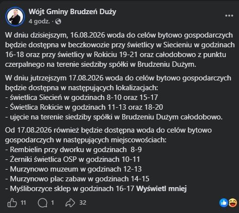 Punkty poboru wody