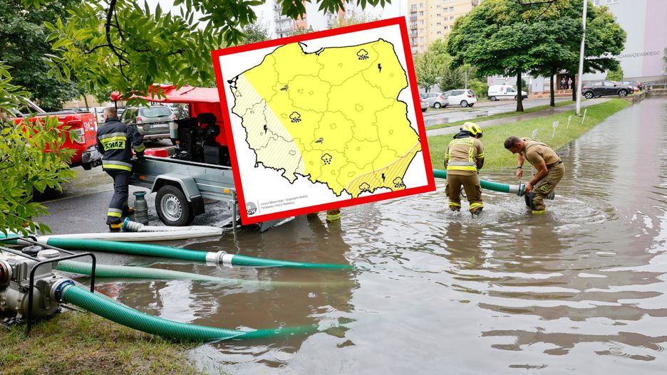 Po poniedziałkowych burzach strażacy interweniowali setki razy. Kiedy koniec nawałnic?