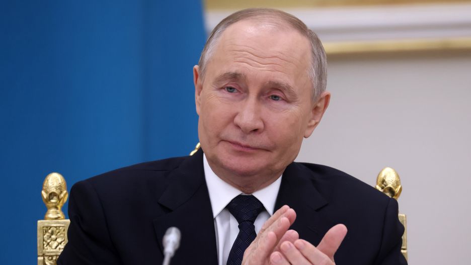 Russian President Vladimir Putin Pays State Visit To Kazakhstan
ASTANA, KAZAKHSTAN -