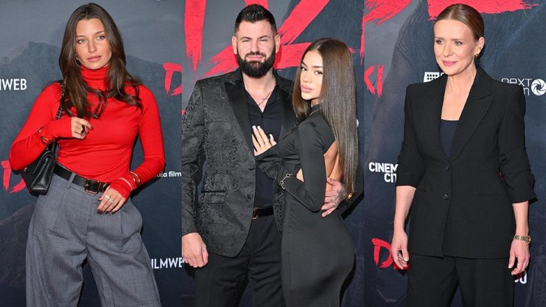 Gwiazdy na premierze filmu "Dziki"
