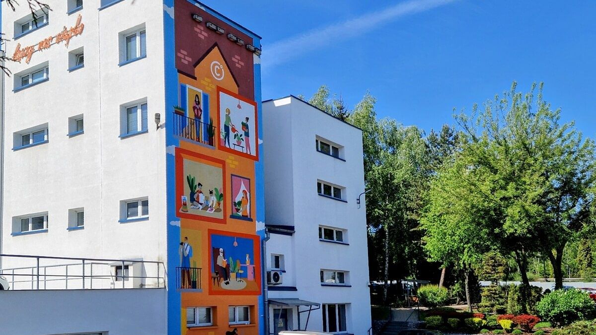 Siedziba LPEC z muralem