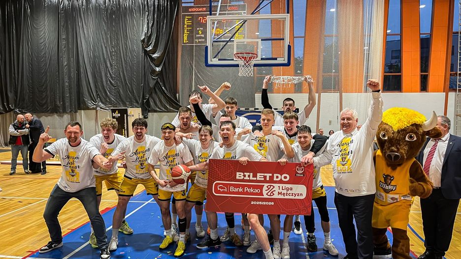 Białostockie Żubry niedawno fetowały awans do I ligi. Teraz podlascy koszykarze szykują się do nowego sezonu.