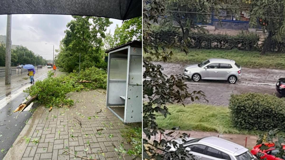 Skutki burzy nad Lublinem
