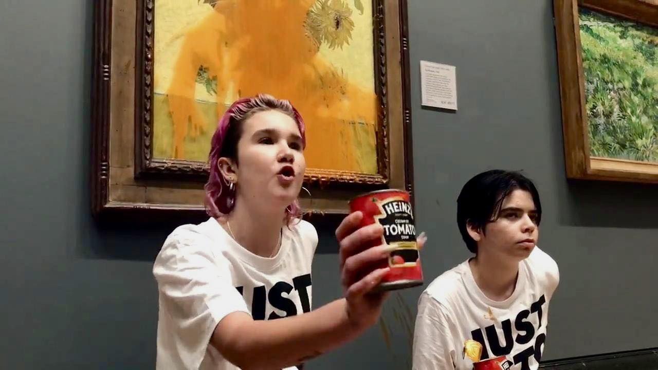 Climate activists jailed for van Gogh soup attack