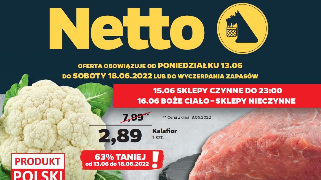 Netto gazetka od poniedziałku 13 czerwca [13.06]