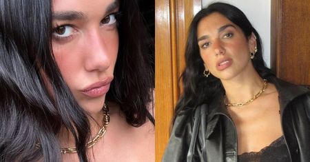 Odziana w koronkowy stanik, Dua Lipa spaceruje po mieście w towarzystwie przyjaciół. Stylowo?