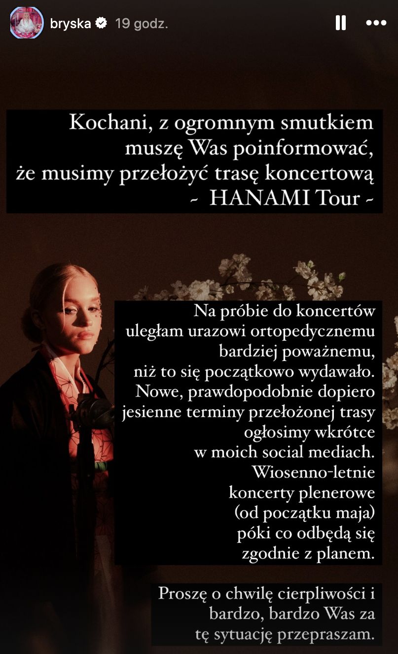 Bryska przekazała smutną wiadomość