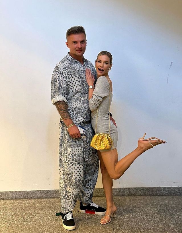Maja Bohosiewicz z mężem