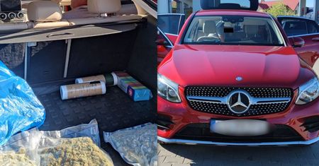 Przewoził w bagażniku trzy worki marihuany. 44-latek wpadł na stacji paliw