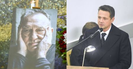 Pogrzeb Michała Urbaniaka. Rafał Trzaskowski przemówił do zebranych: "Bliski mojemu sercu"