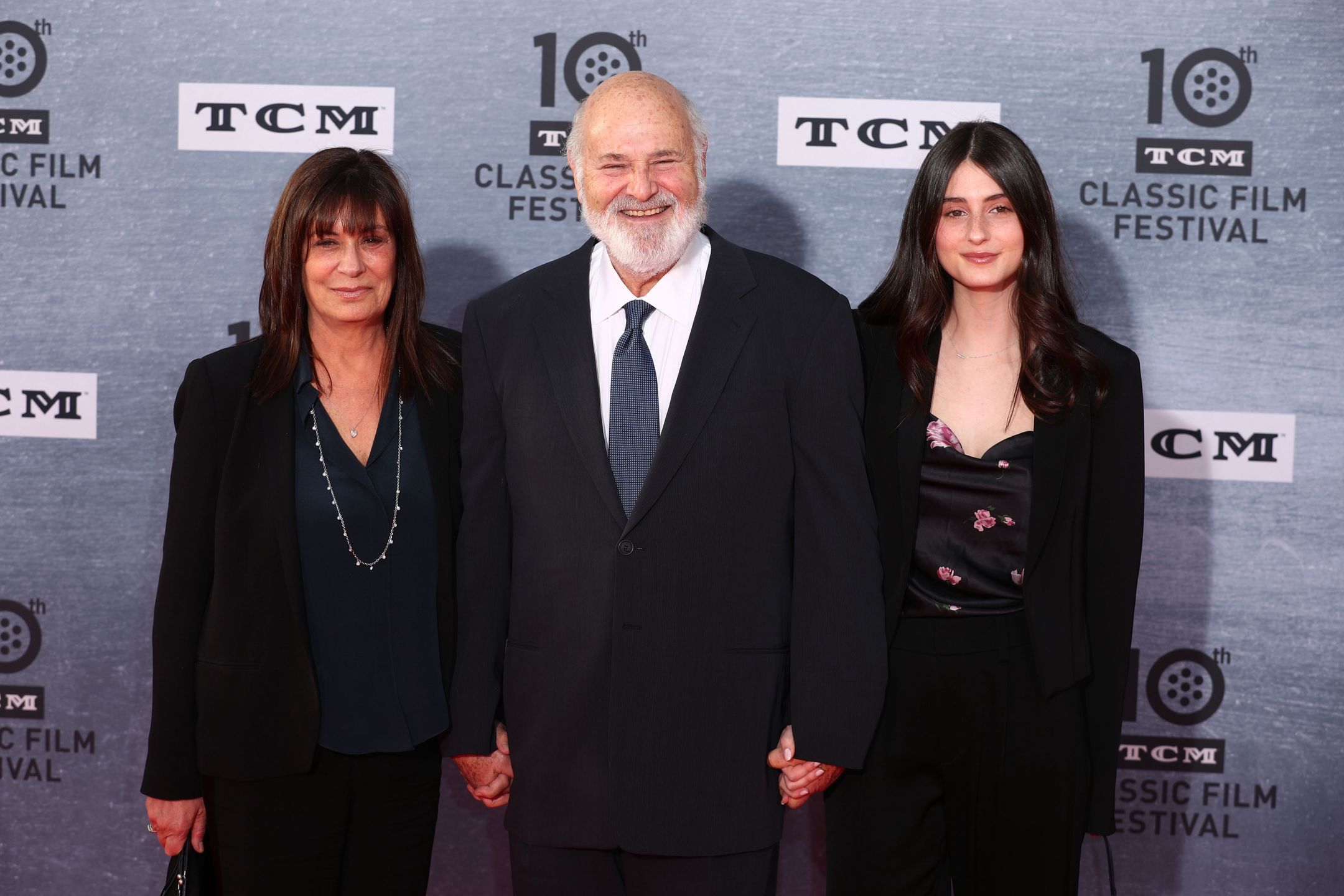 Rob Reiner i Michele Reiner oraz Romy Reiner