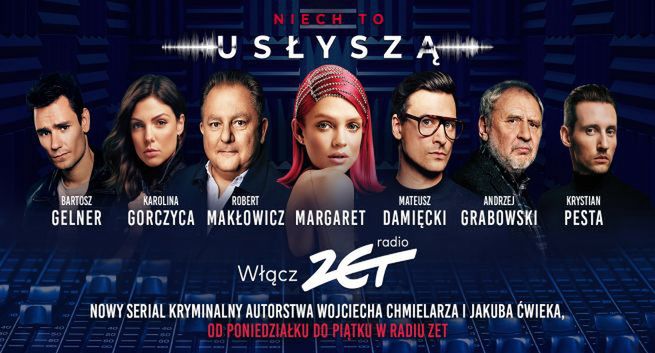 Radio ZET będzie codziennie wieczorem emitować serial kryminalny. W obsadzie znane nazwiska