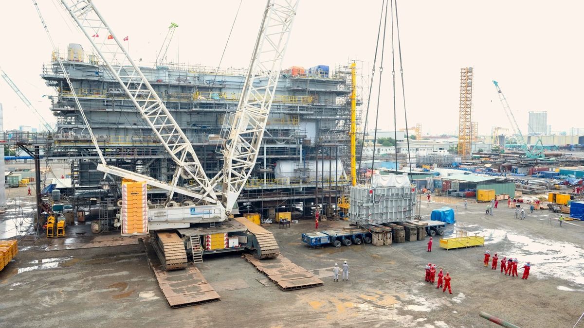 Pierwszy transformator dla morskiej stacji Baltica 2 zamontowany