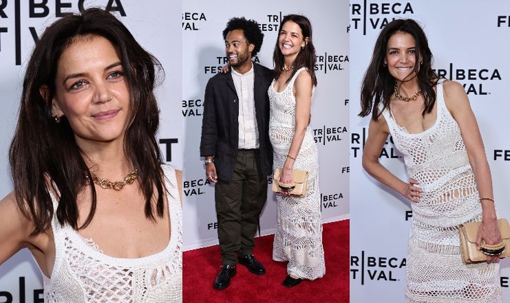 Katie Holmes debiutuje na ściance z chłopakiem